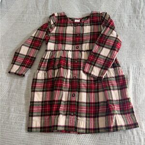 Plaid Long Sleeve Dress